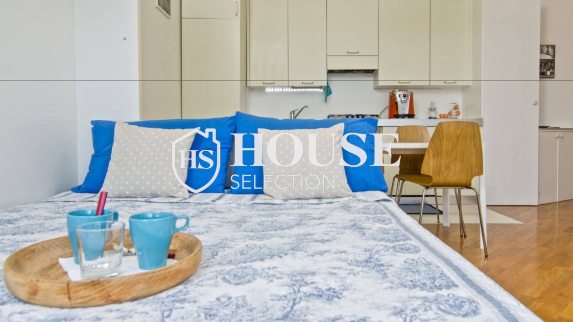 Affitto appartamento monolocale grattacielo skyline, arredato, ascensore, Milano 5