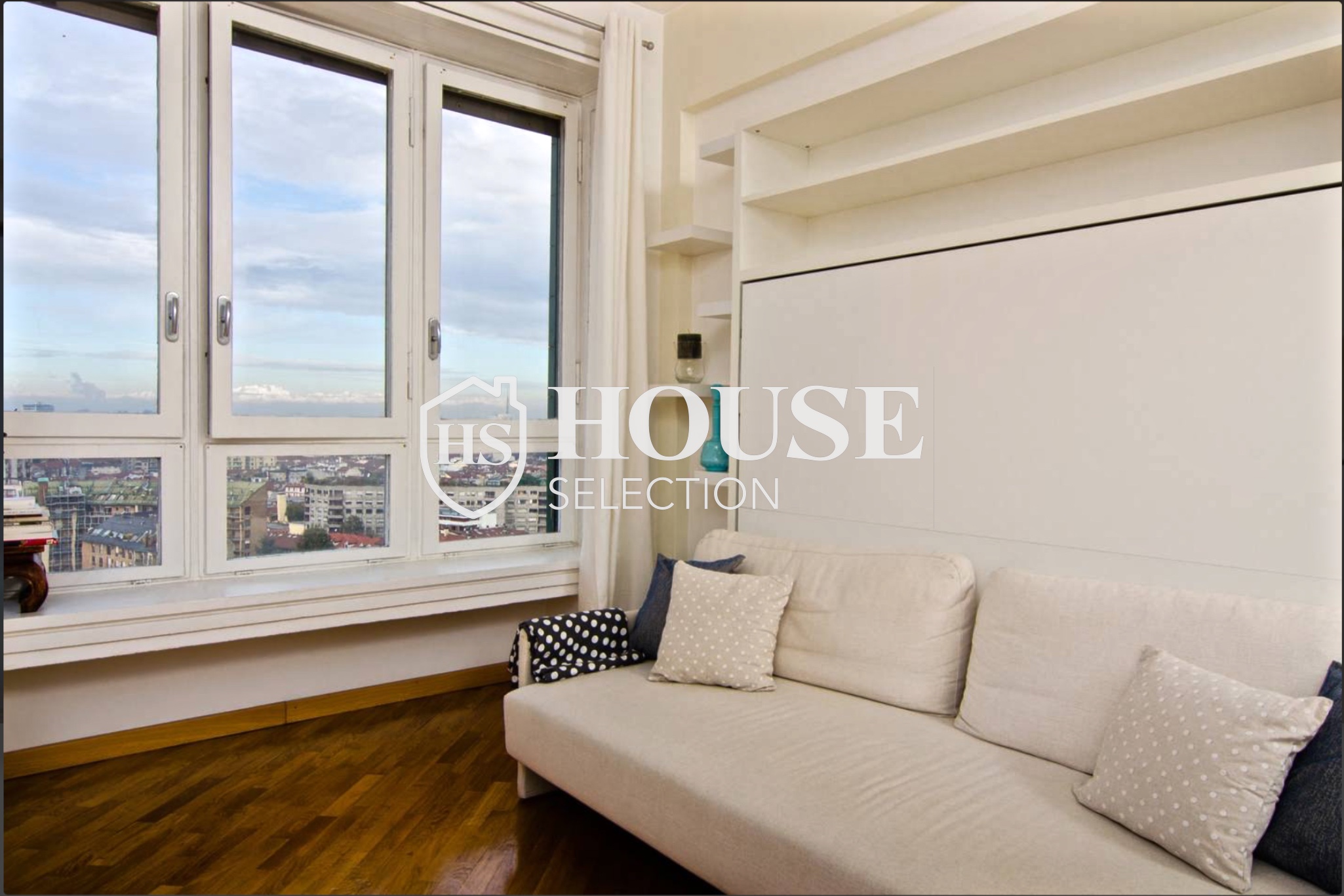 Affitto appartamento monolocale grattacielo skyline, arredato, ascensore, Milano 8