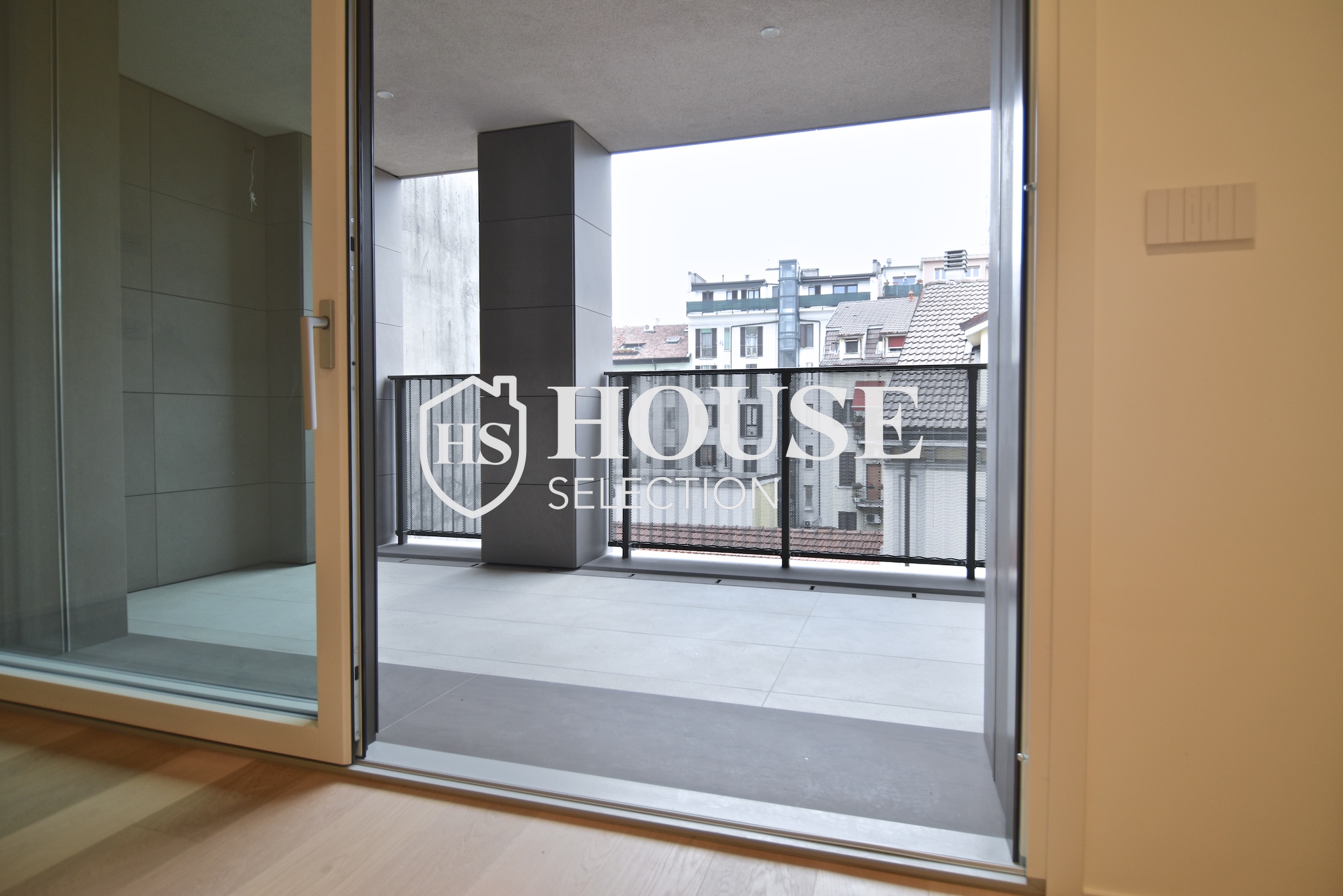 Affitto trilocale con terrazzo corso Sempione, piano alto, nuova costruzione, centro Milano 18