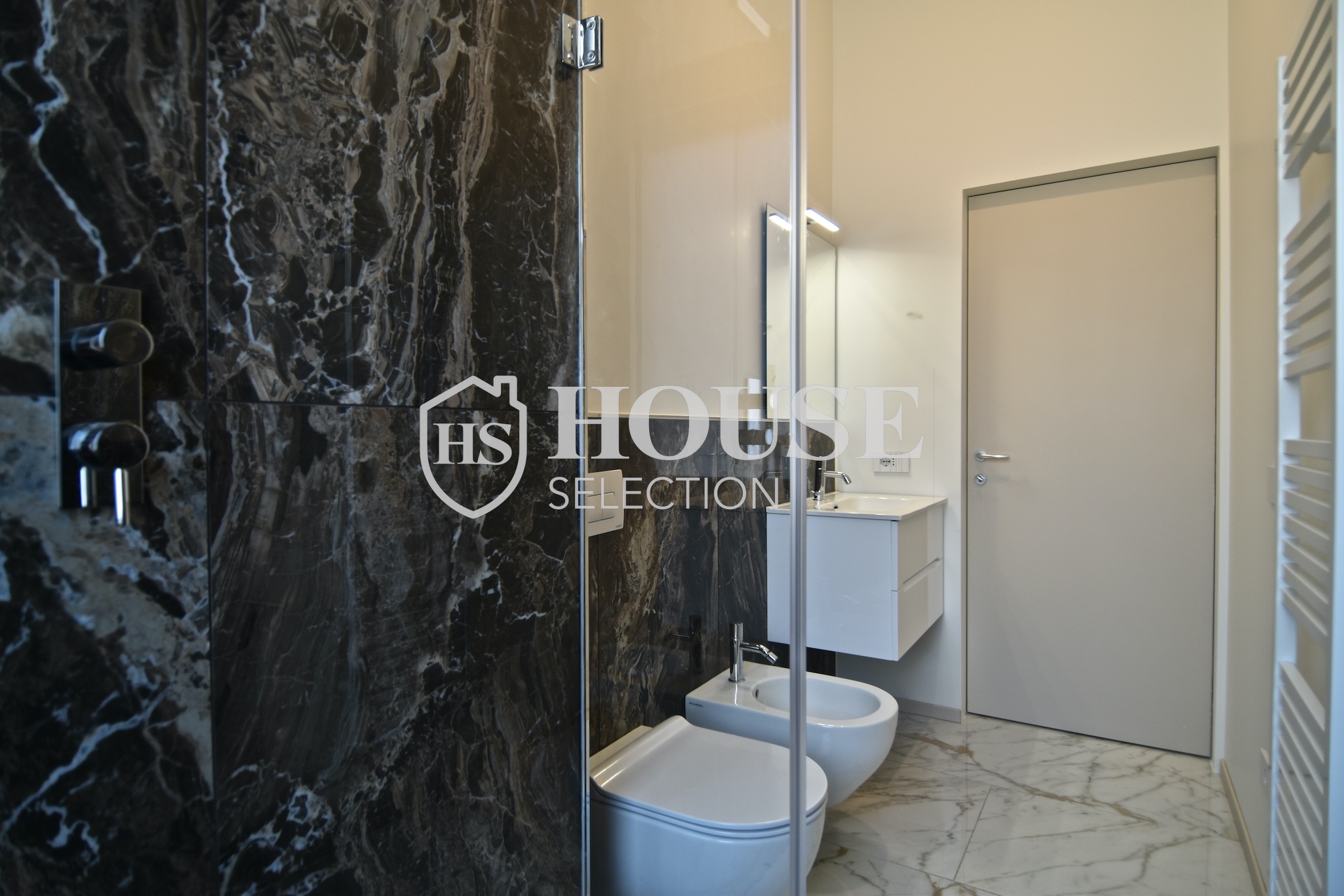 Affitto attico con terrazzo, Boccaccio via, quadrilocale, nuova realizzazione, arredato, box auto, Milano 2