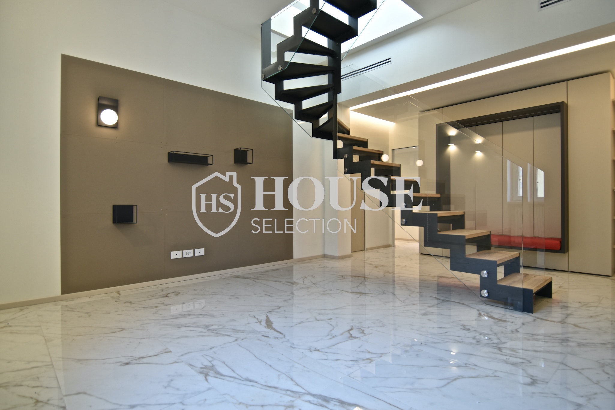 Affitto attico con terrazzo, Boccaccio via, quadrilocale, nuova realizzazione, arredato, box auto, Milano 8