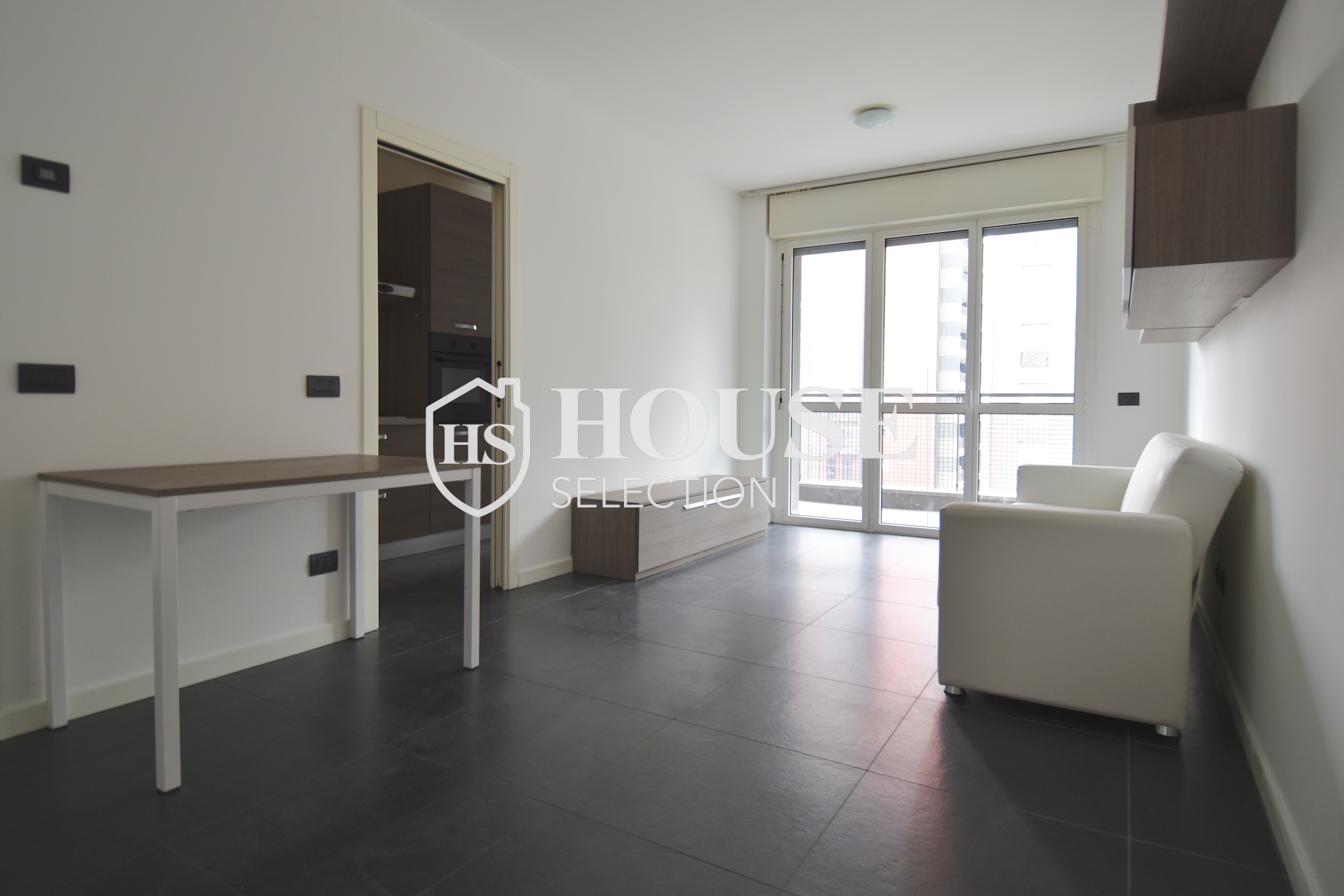 Vendita appartamento con terrazzo Bovisa, ottavo piano, nuova costruzione, Politecnico di Milano 2
