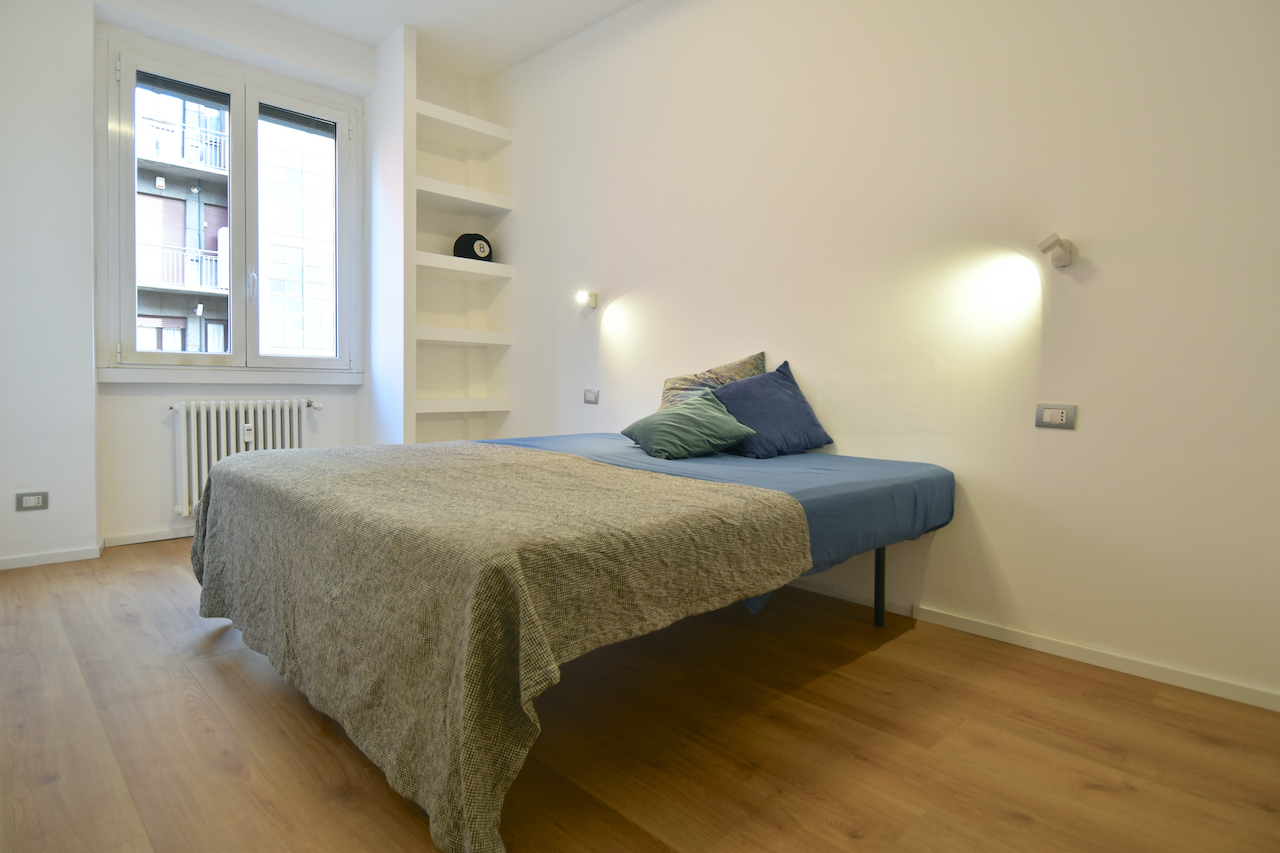 Affitto trilocale con balcone, viale Zara, ristrutturato e arredato, Milano 12