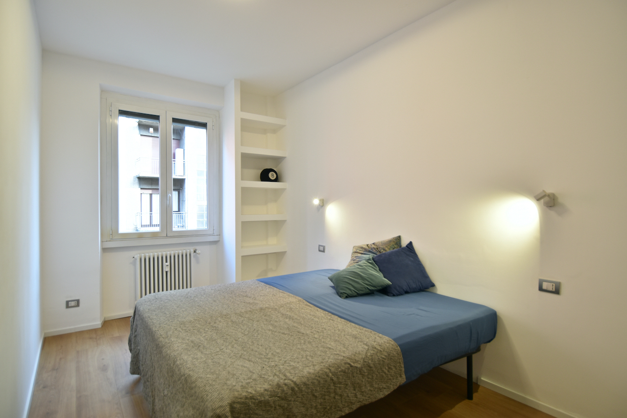 Affitto trilocale con balcone, viale Zara, ristrutturato e arredato, Milano 18
