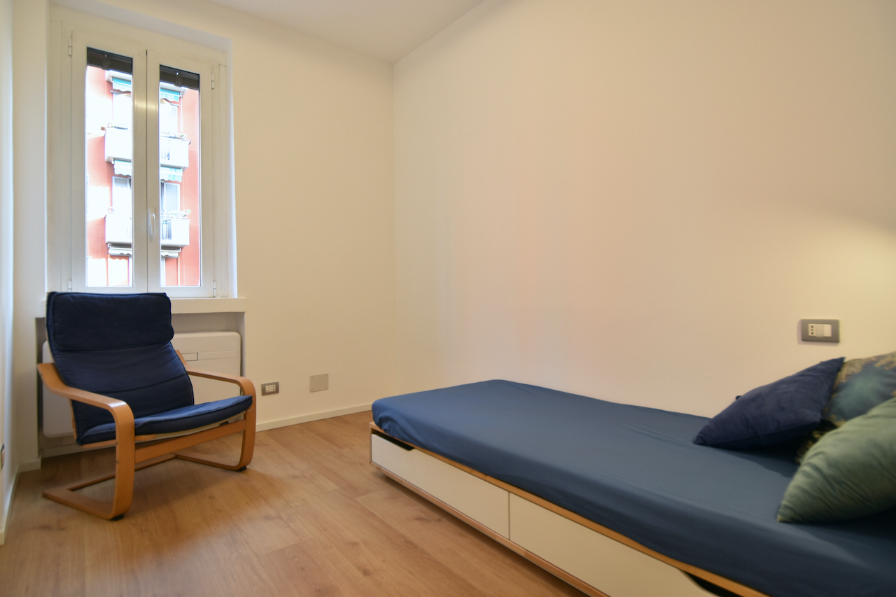 Affitto trilocale con balcone, viale Zara, ristrutturato e arredato, Milano 9